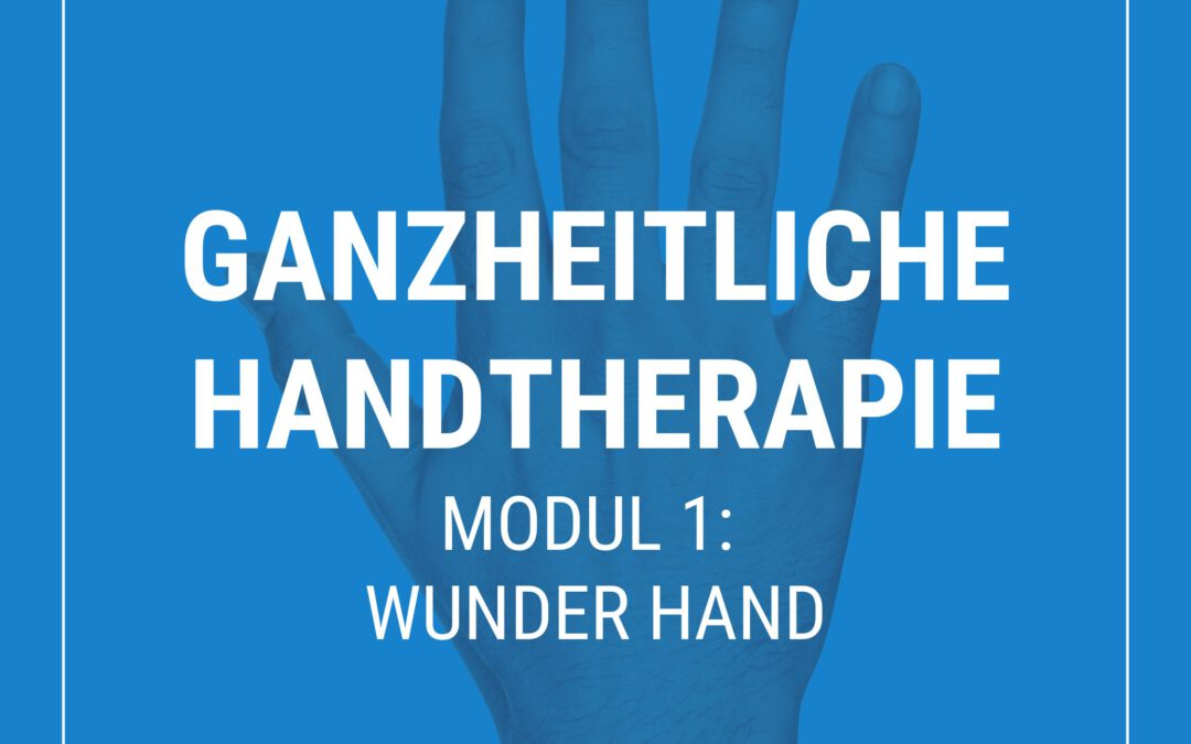 Ganzheitliche Handtherapie  Modul 1: Wunder – Hand