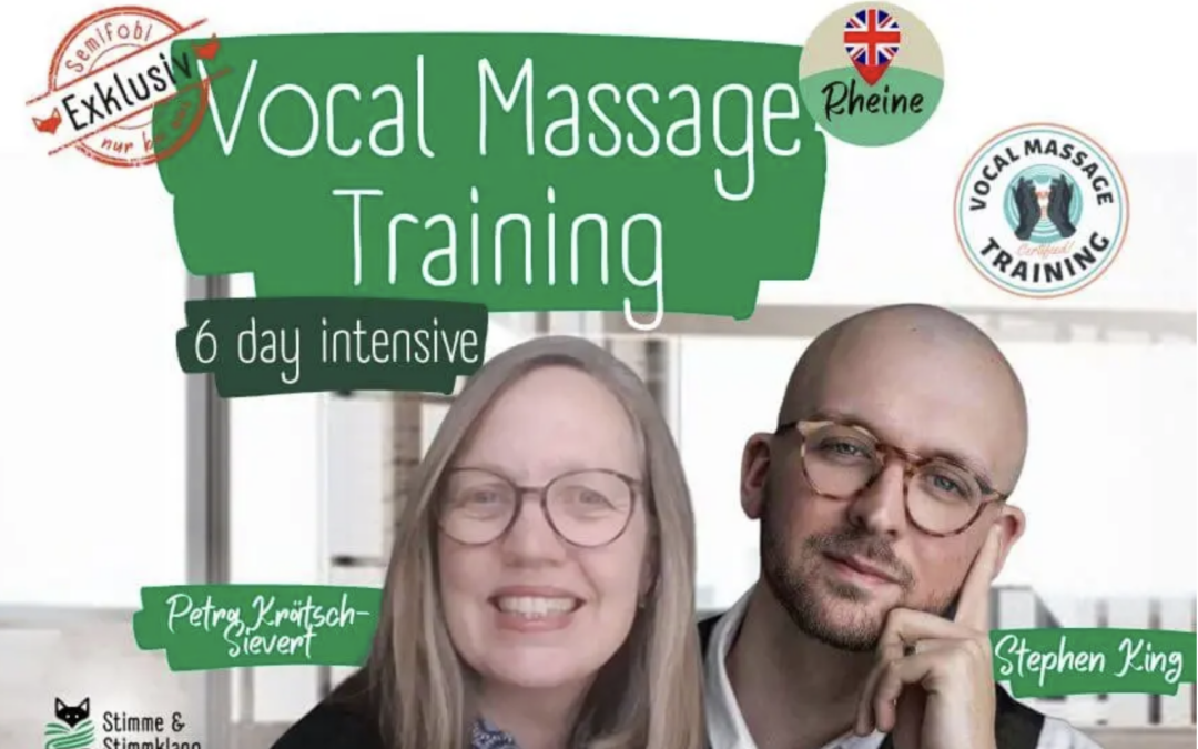 Externe Präsenzveranstaltung: Vocal Massage Training – 6-day Manual Therapy with Stephen King