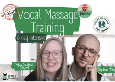 Externe Präsenzveranstaltung: Vocal Massage Training – 6-day Manual Therapy with Stephen King